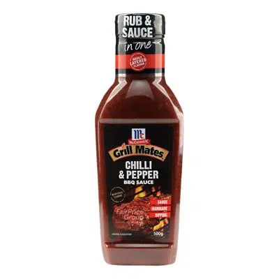 McCormick Grill Mates BBQ Sauce - Chilli & Pepper