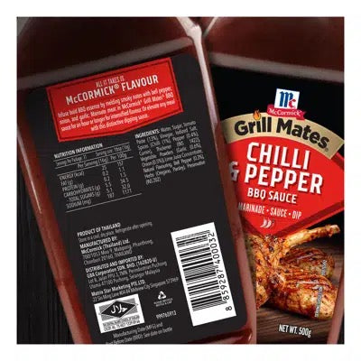 McCormick Grill Mates BBQ Sauce - Chilli & Pepper
