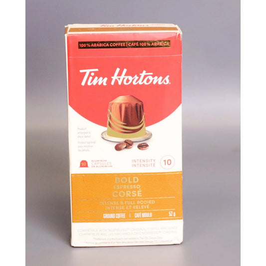 Tim Hortons Bold 10 Nespresso Aluminum Capsules