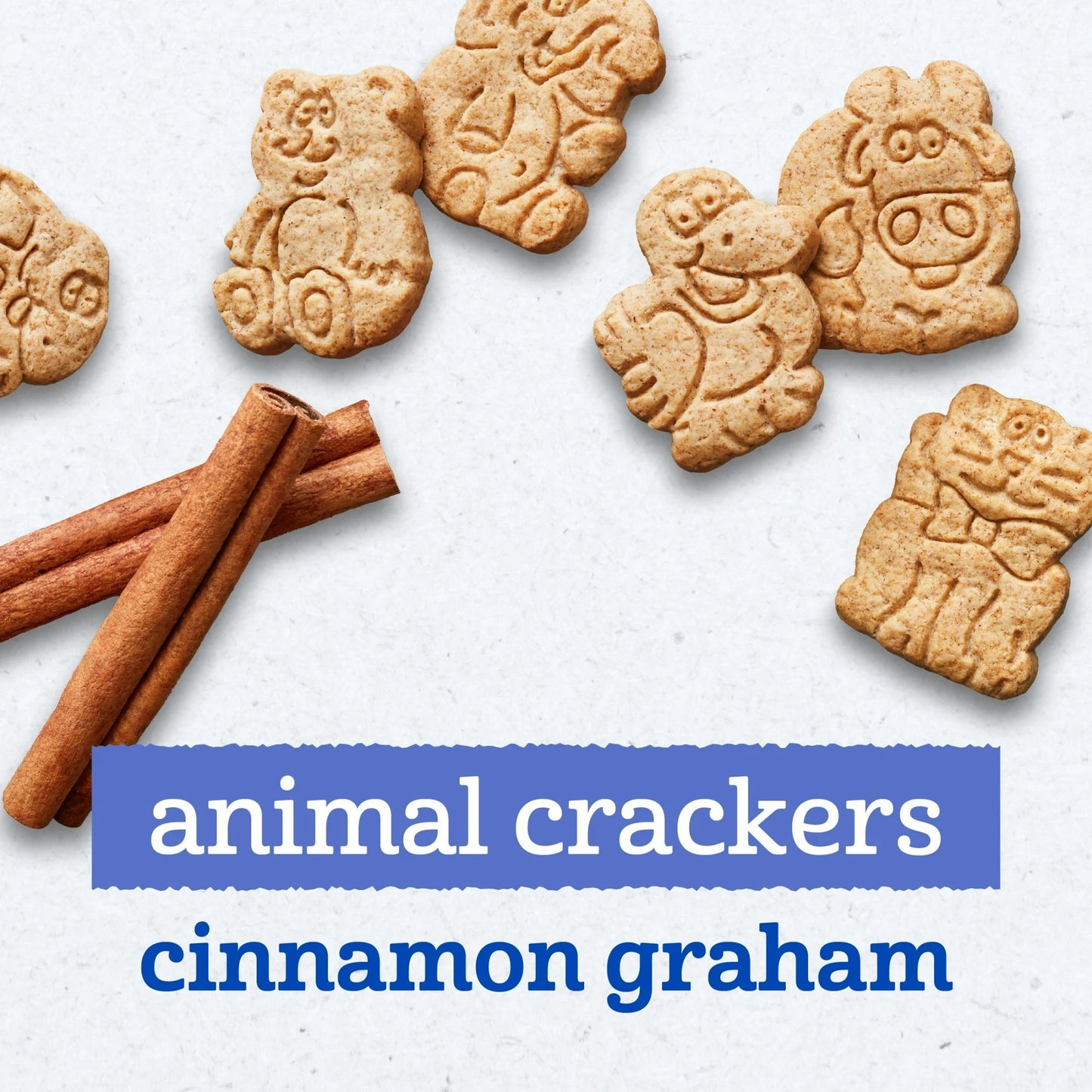 Gerber Toddler Snacks for Baby, Cinnamon Graham Animal Crackers, 6 oz Bag