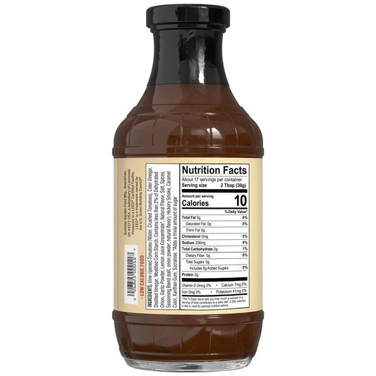 G Hughes Sugar Free Hickory Flavored BBQ Sauce, 18 oz