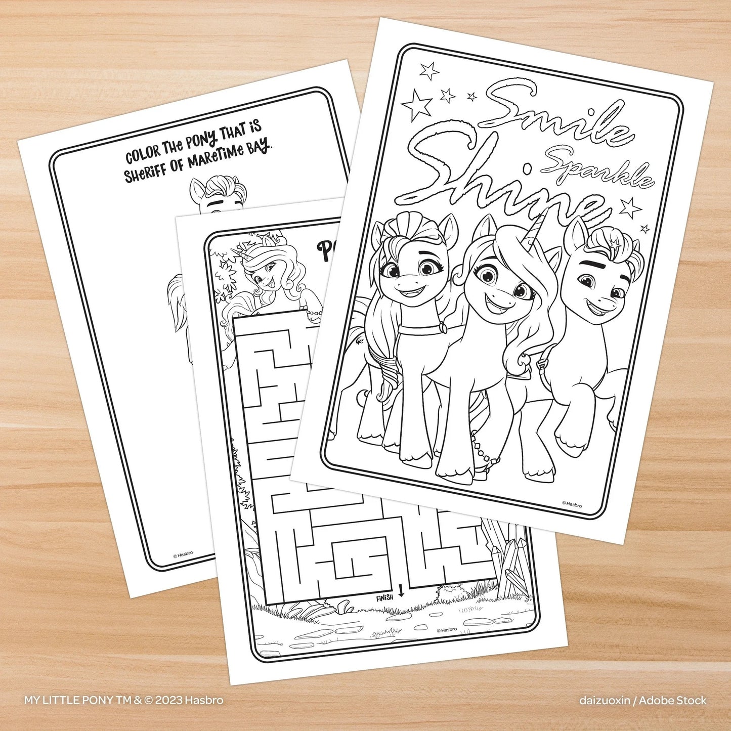 My Little Pony Jumbo Coloring Book, 64 Pages by Bendon