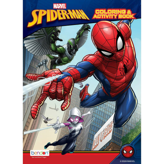 Marvel Spiderman 48 Page Coloring & Activity Book, by Bendon, paperback