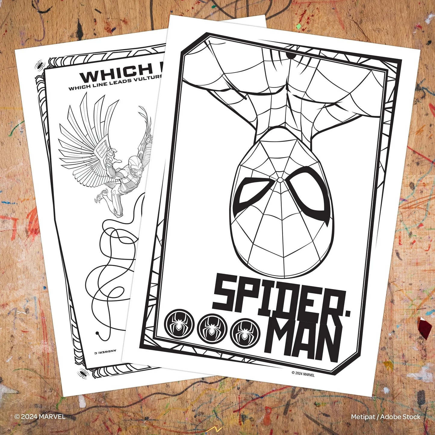 Marvel Spiderman 48 Page Coloring & Activity Book, by Bendon, paperback