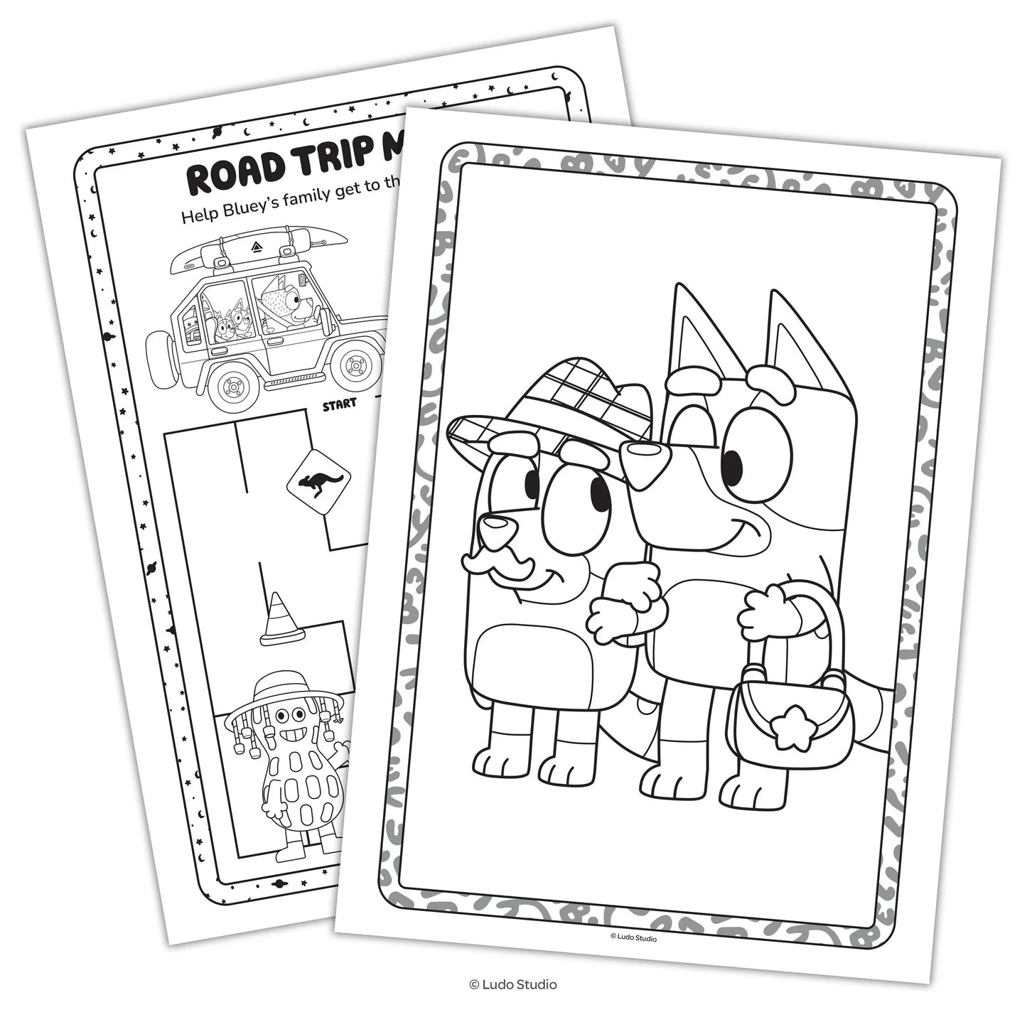 Bluey Jumbo Coloring Book, 64 Pages by Bendon