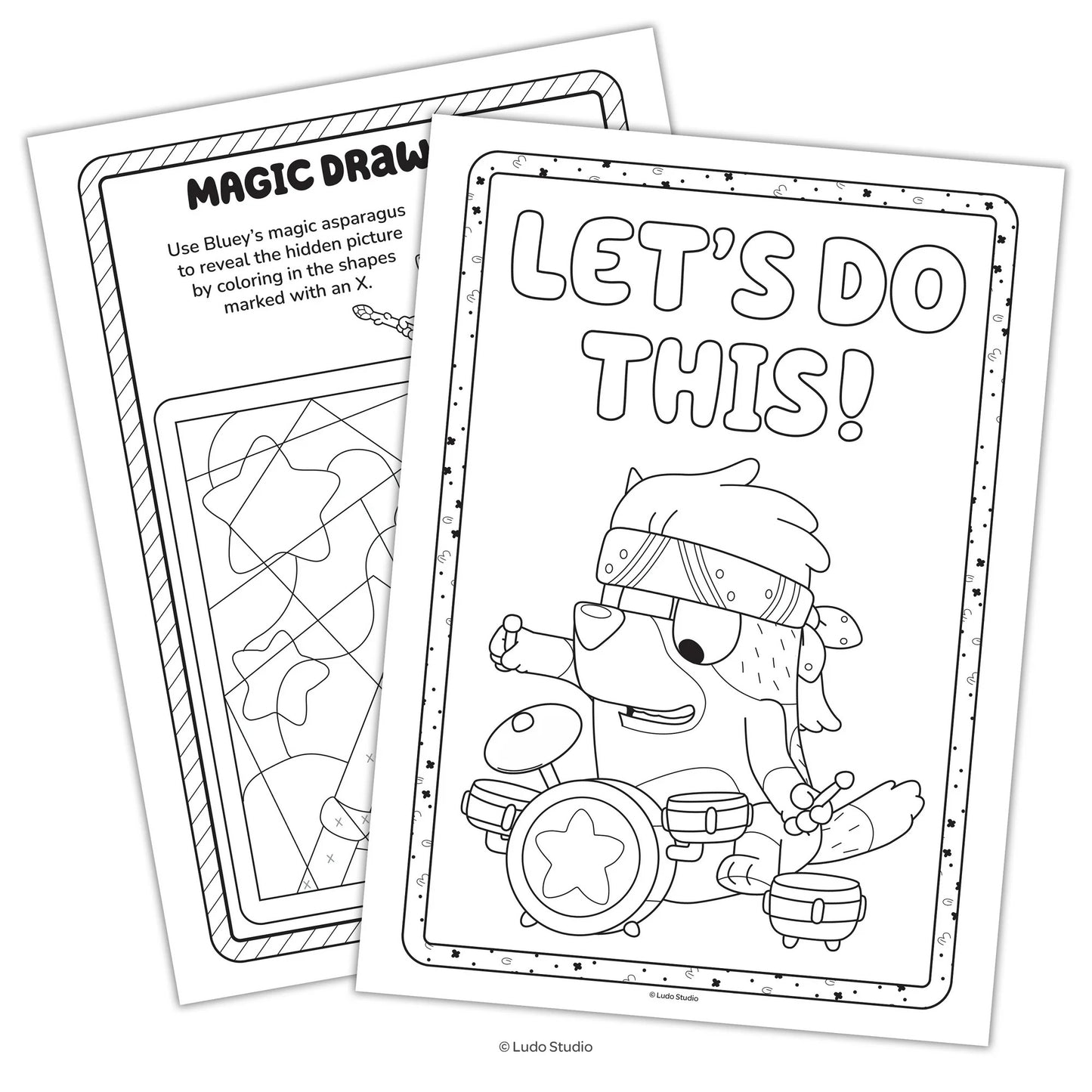 Bluey Jumbo Coloring Book, 64 Pages by Bendon