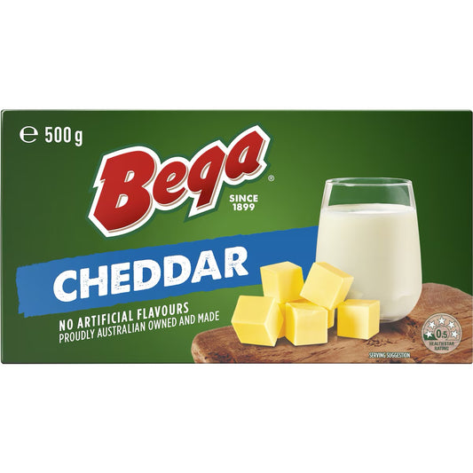 Bega Dairylea Cheddar Block 500g