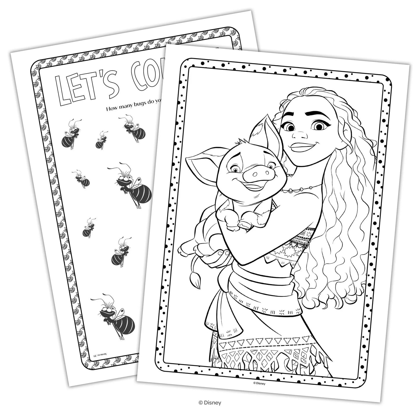 Disney Princess Jumbo Coloring Book with Stickers, 64 Pages by Bendon