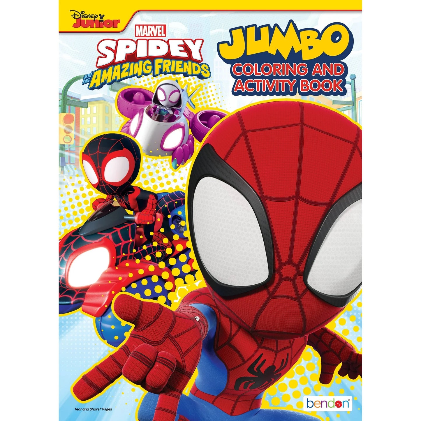 Marvel Spidey and His Amazing Friends 64 Page Coloring Book