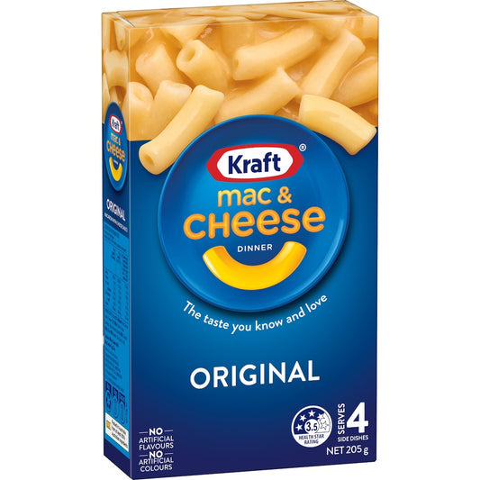 Kraft Mac & Cheese Macaroni Pasta Original 205g (AUS)