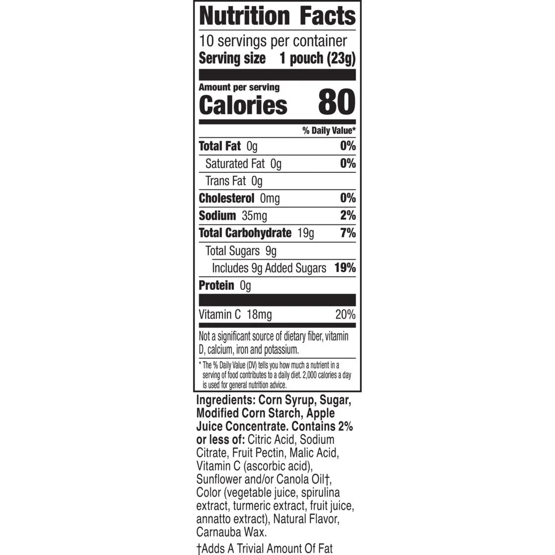 Disney Stitch Fruit Flavored Snacks, Fat Free and Gluten Free Snack