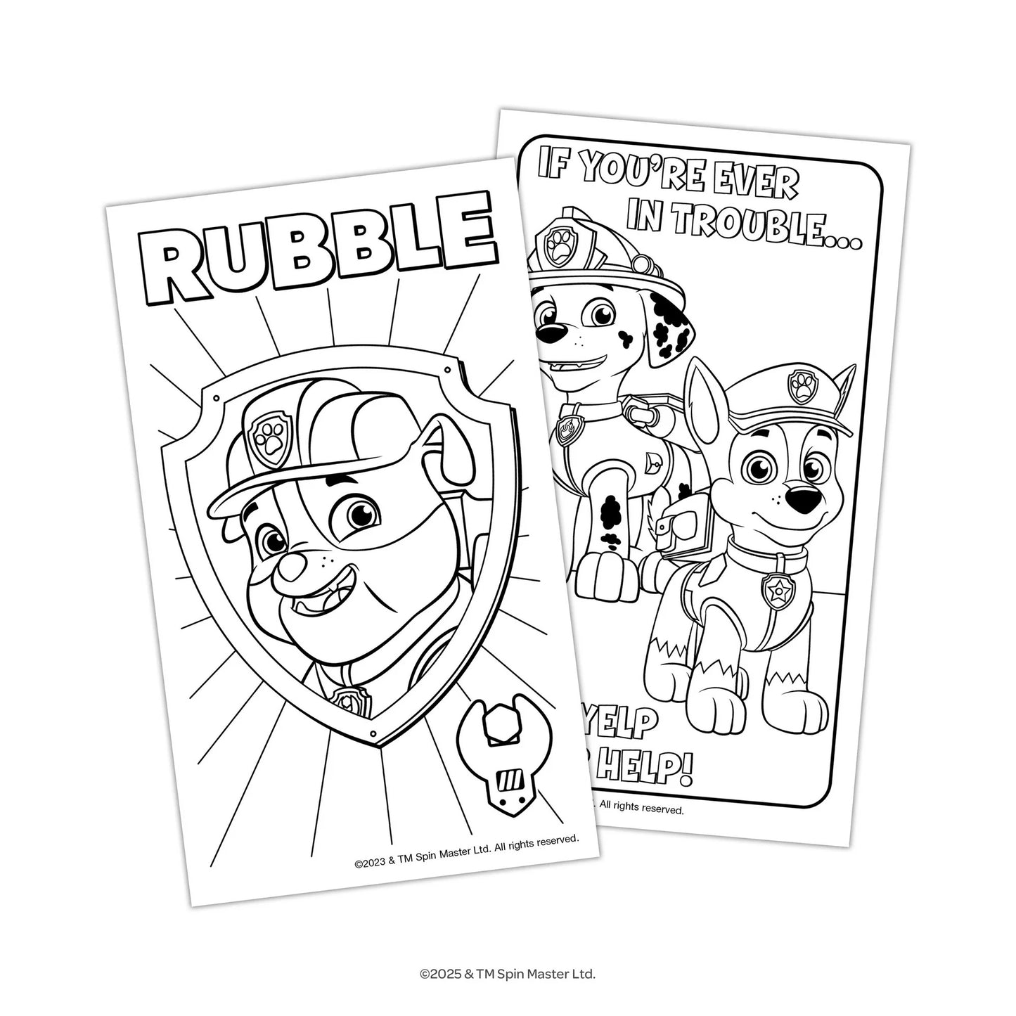 PAW Patrol 8 Count Mini Play Pack with Small Coloring Book and Crayons, Paper Party Favors