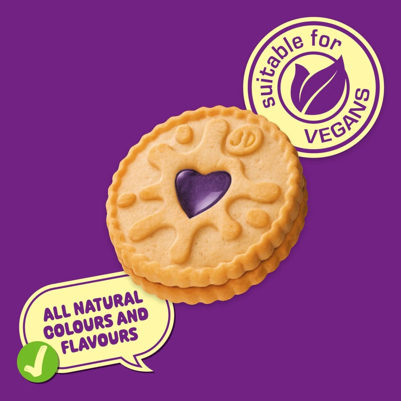 Jammie Dodgers Apple & Blackcurrant Biscuits 140g