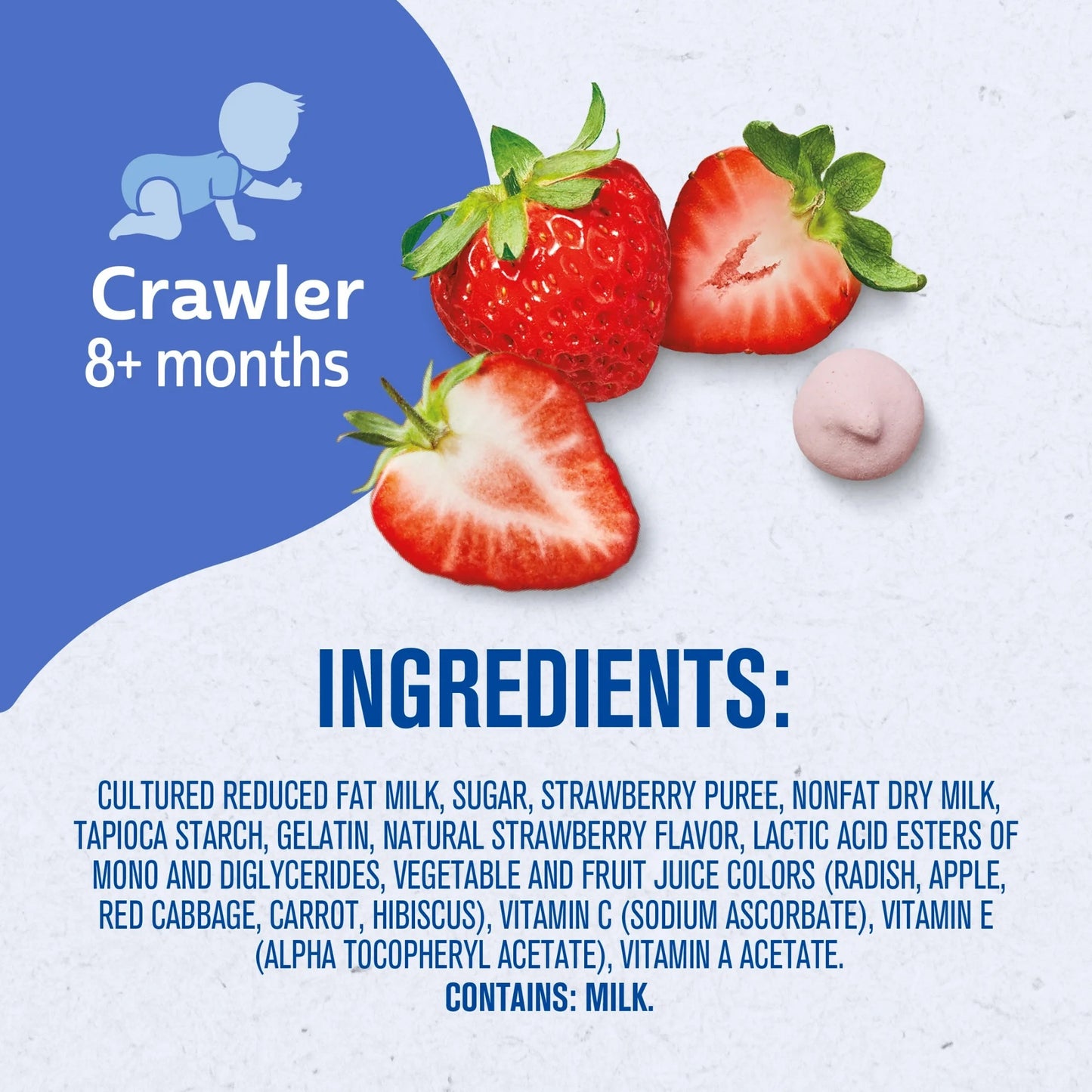 Gerber Snacks for Baby Yogurt Melts, Strawberry, 1 oz Bag