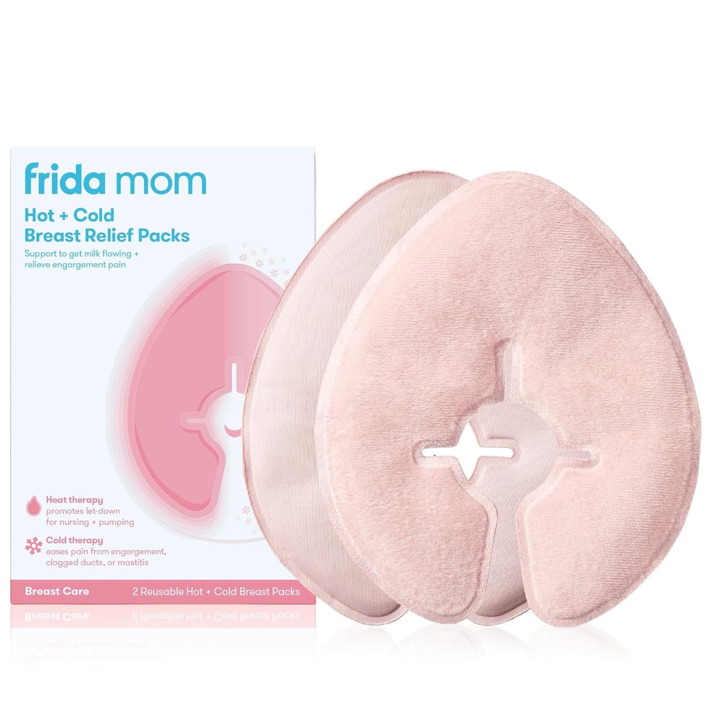Frida Mom Breast Therapy Packs, Breast Pads, Cold & Hot Pack for Pain Relief 2PK