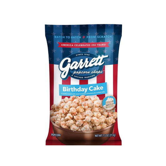 Garrett Popcorn Birthday Cake Gourmet Popcorn, 7.5 oz