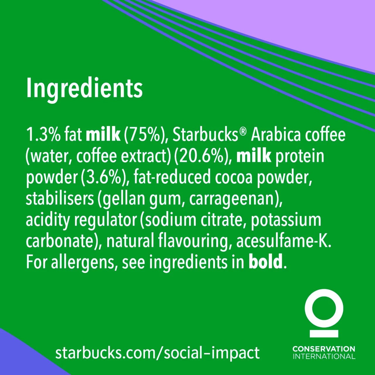 Starbucks Protein Drink With Coffee Chocolate Mocha Flavour