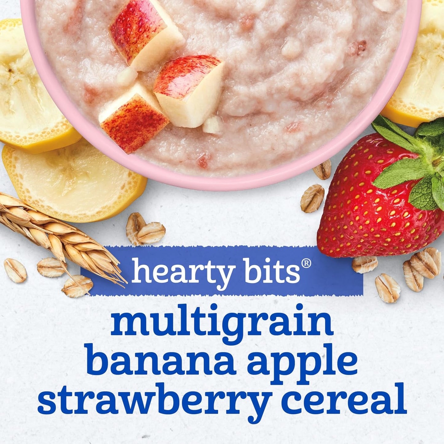 Gerber Toddler Food, Multigrain Banana Apple Strawberry Cereal 227g