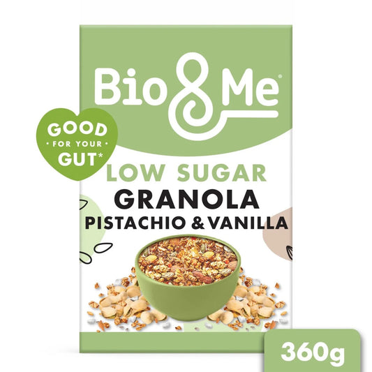 Bio&Me Pistachio & Vanilla Low Sugar Granola 360g