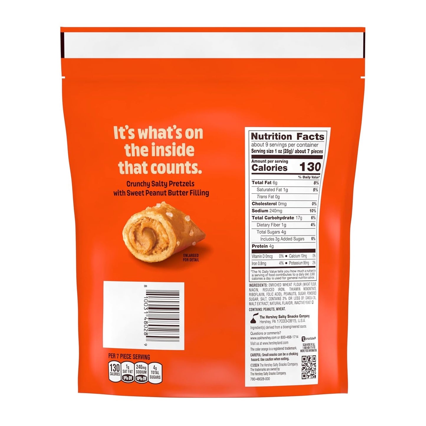 Reese’s Filled Pretzels – Peanut Butter Pretzel Nuggets (9 oz)