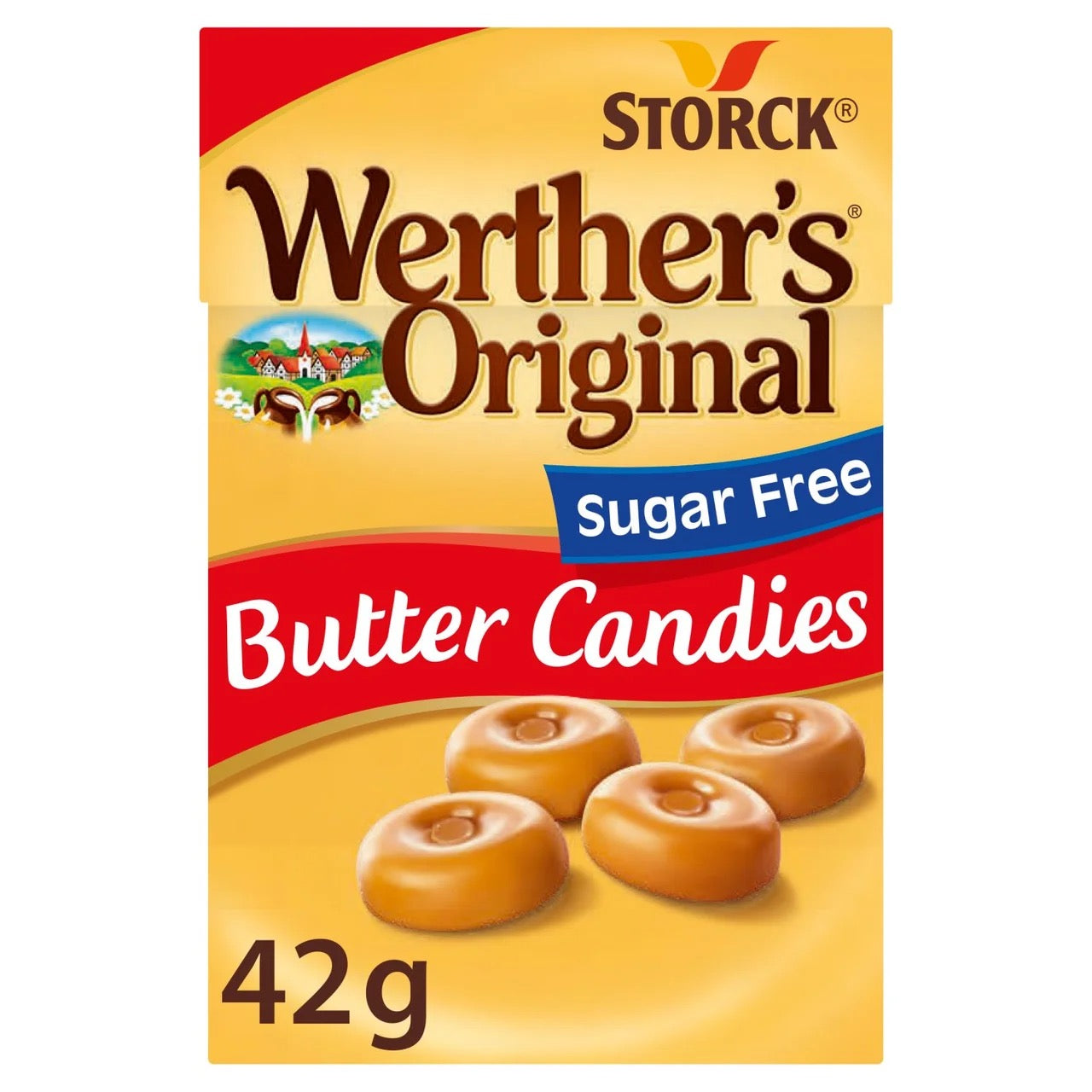 Werther's Original Butter Candies Sugar Free 42g