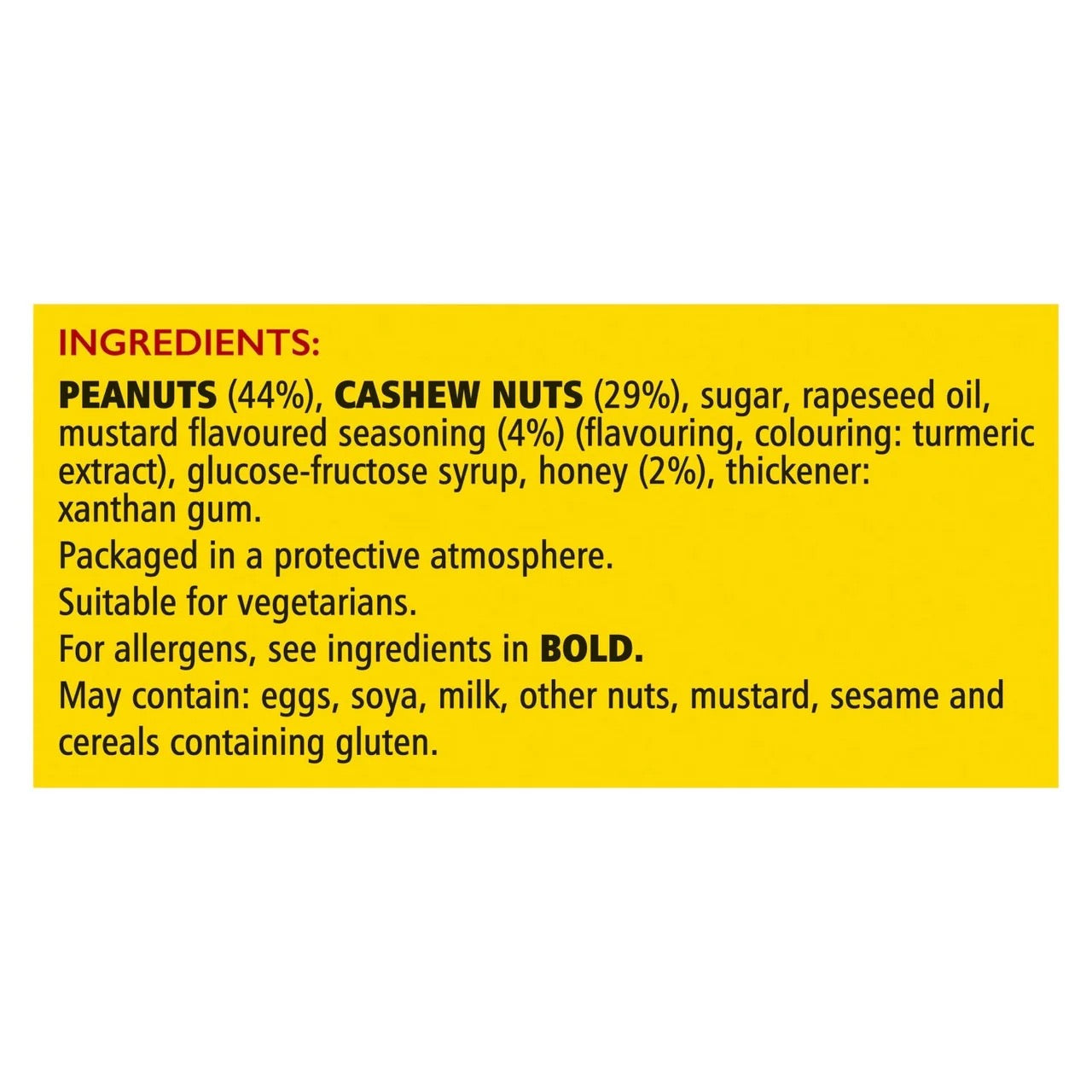 Colmans Honey & Mustard Flavoured Peanuts & Cashews 130g