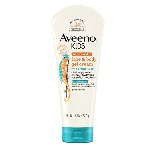 Aveeno Kids Sensitive Skin Face & Body Gel Cream 227ml