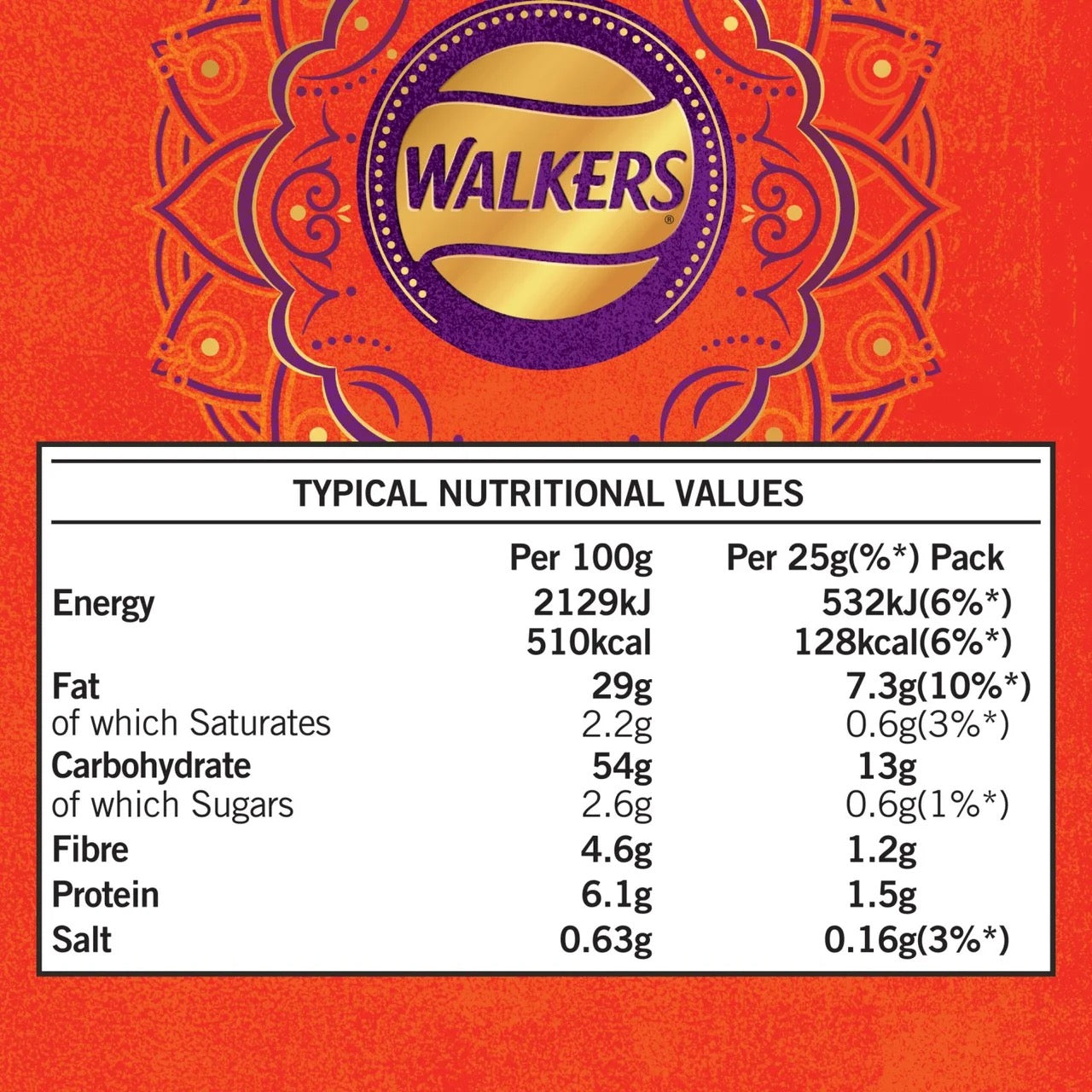 Walkers Masala Chicken 6pk