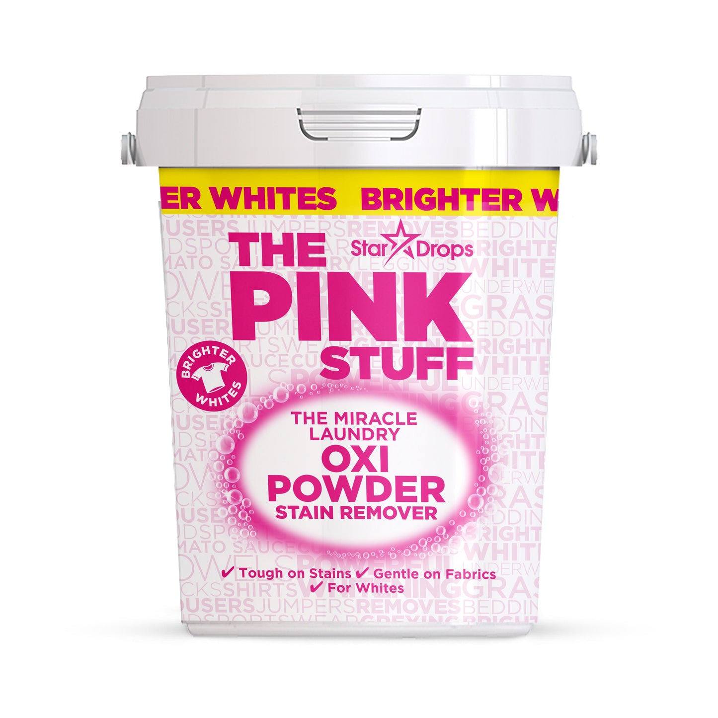 The Pink Stuff The Miracle Laundry Oxi Powder Stain Remover for Whites 1Kg