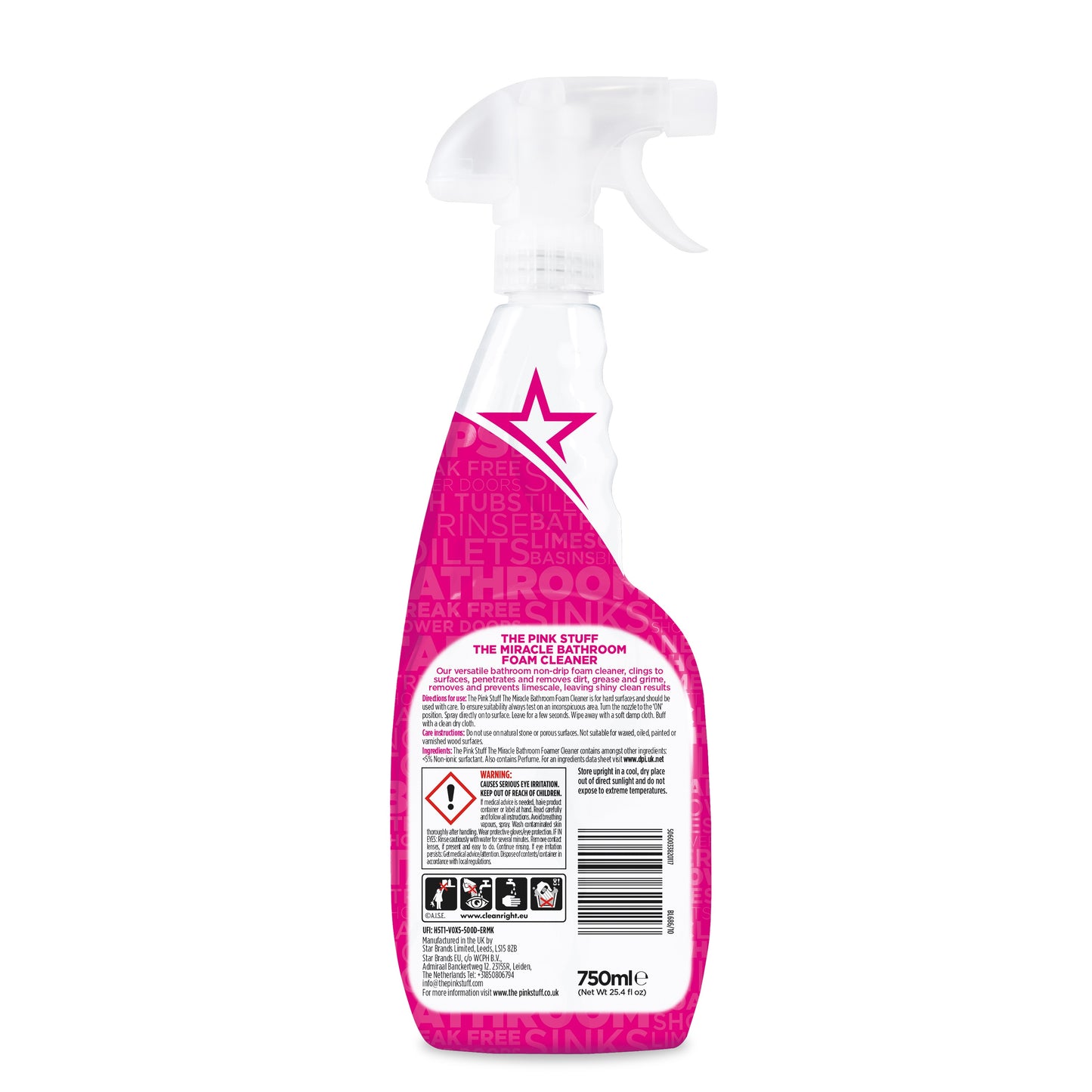 The pink stuff miracle bathroom foam cleaner