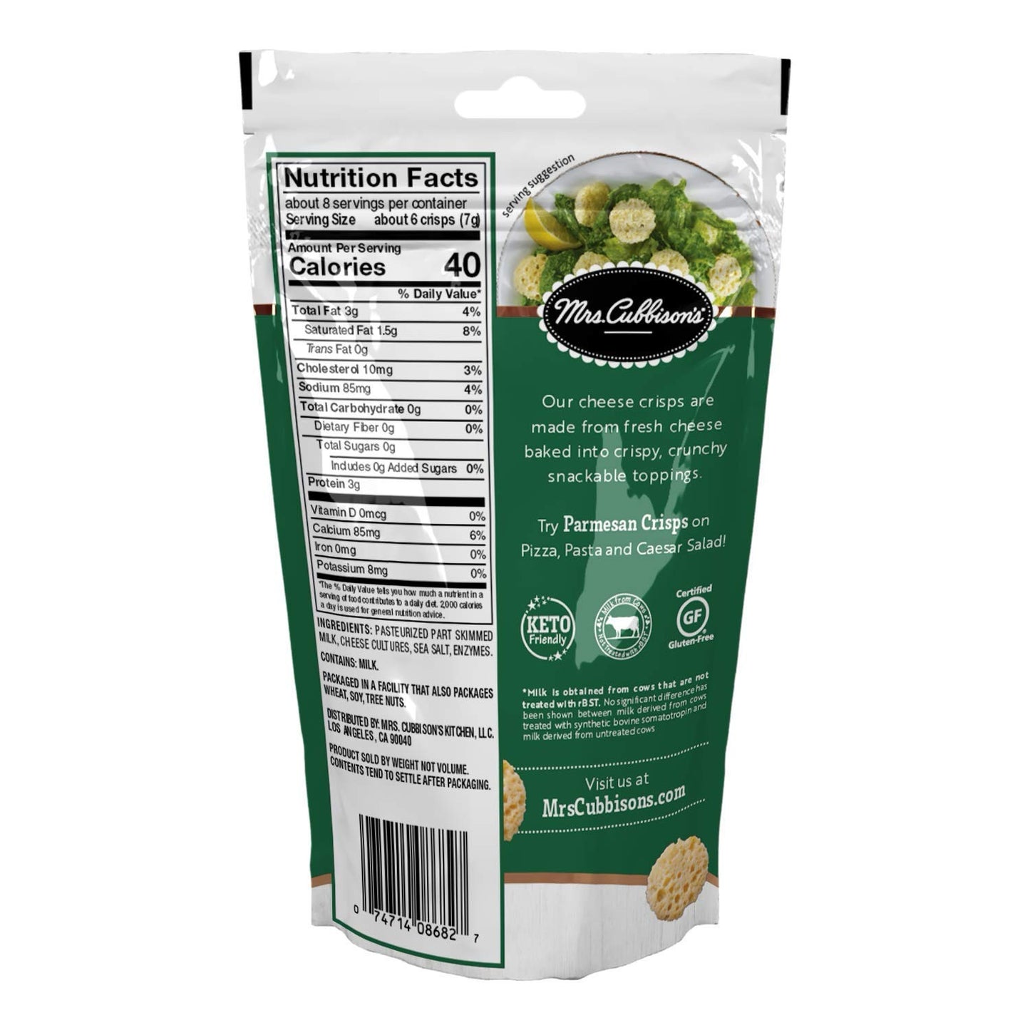 Mrs. Cubbison’s Parmesan Cheese Crisps (1.98 oz)