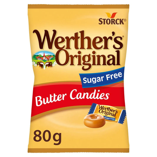 Werther's Original Butter Candies Sugar Free 80g