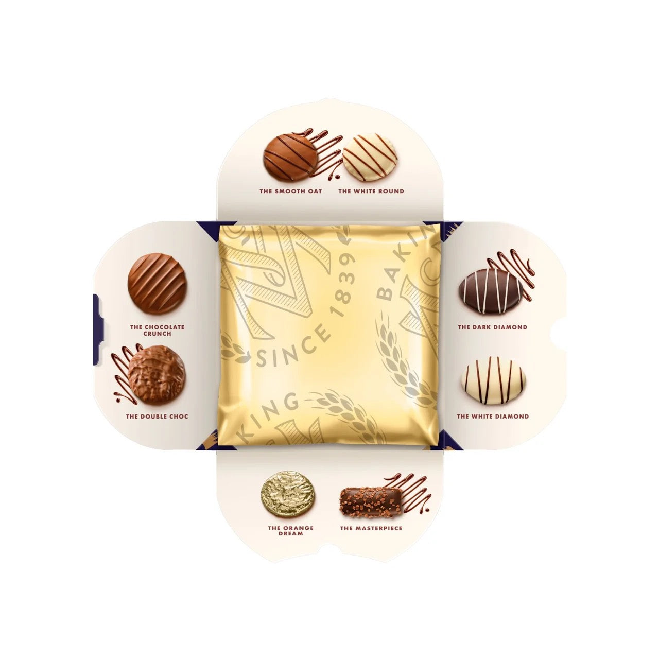 McVitie's Chocolate Creations Biscuit Collection 307g