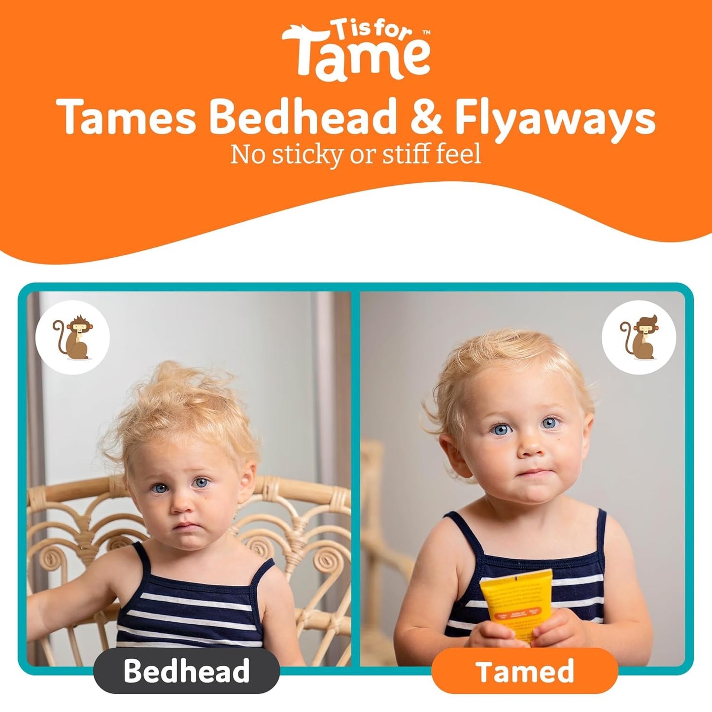 T Is for Tame – Hair Taming Cream for Kids (All-Natural, Coconut Oil)