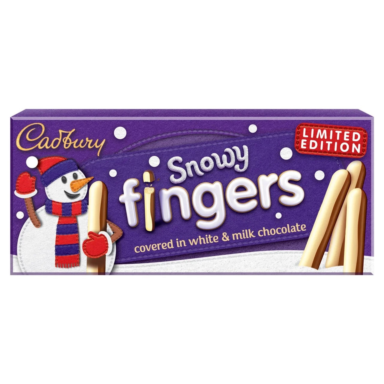 Cadbury Fingers Biscuits Limited Edition Snowy Box 115g
