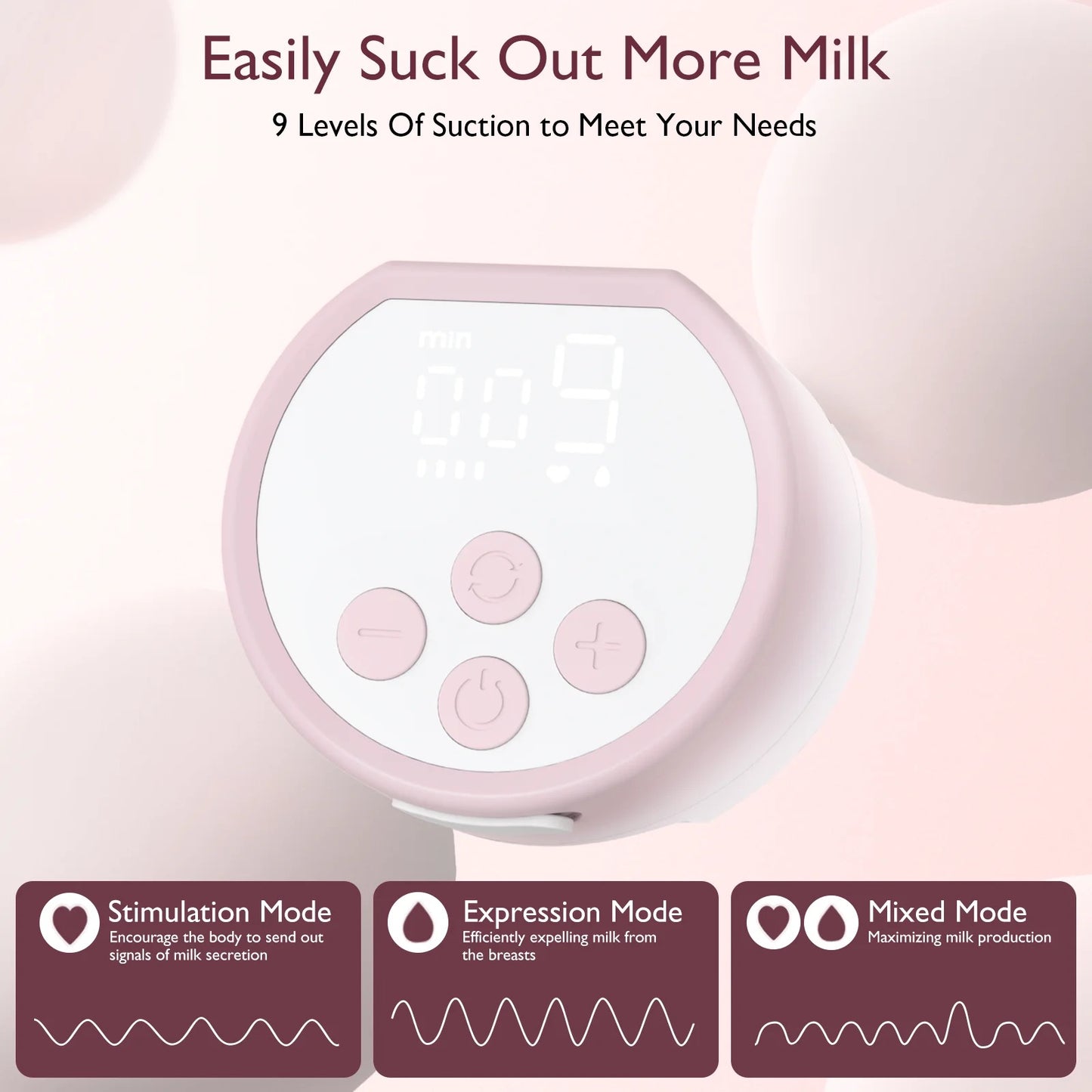 Momcozy S12 Pinky Pro Electric Hands Free Breast Pump Wearable, 24mm 2 Pack