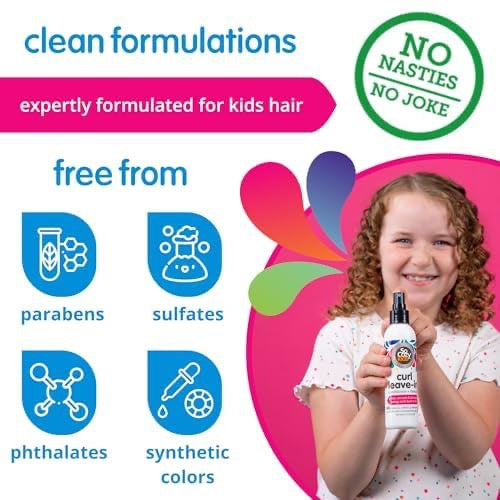 So Cozy Leave-In Conditioner Spray for Kids’ Curly Hair (8 fl oz)