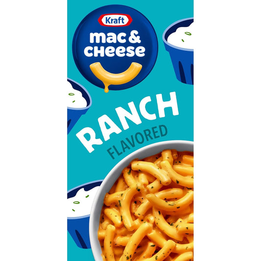Kraft Ranch Flavored Mac & Cheese Macaroni and Cheese Dinner, 7.25 oz Box