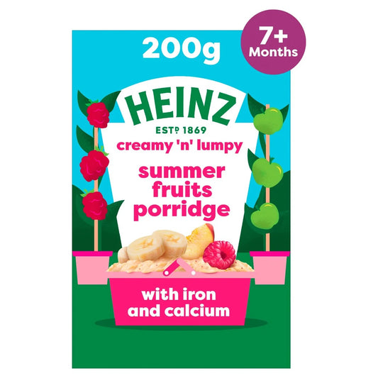 Heinz Summer Fruit Porridge Baby Food 7+ Months 200g