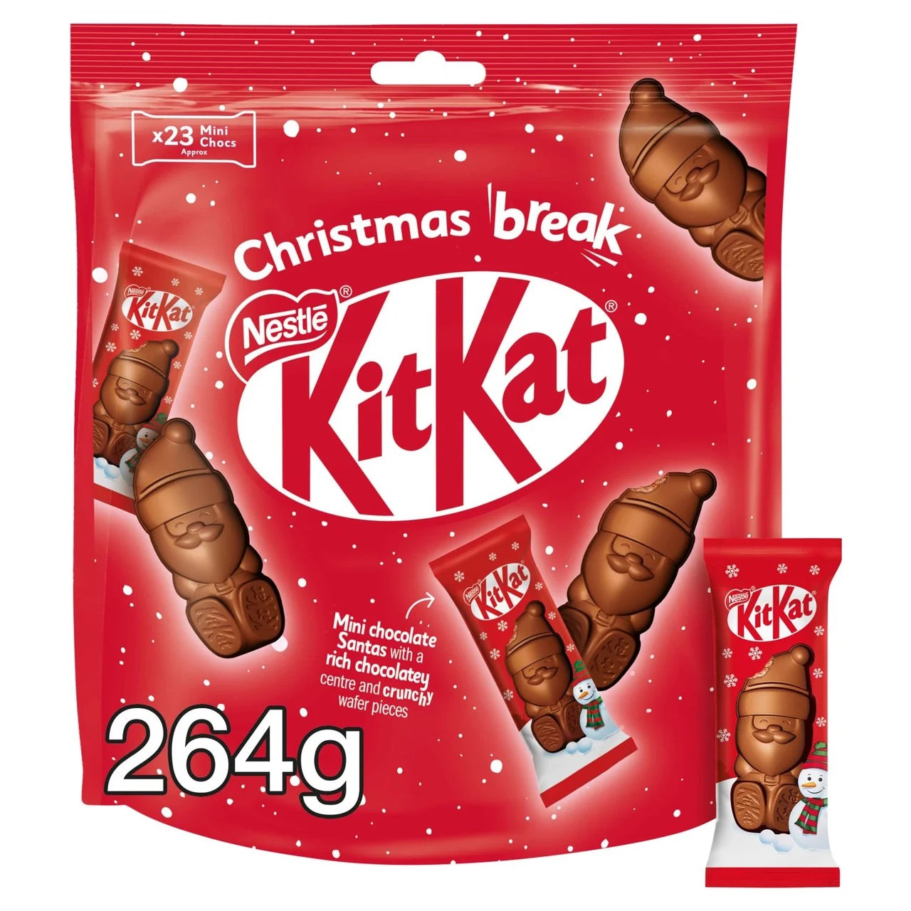 KitKat Mini Santa Milk Chocolate Sharing Bag