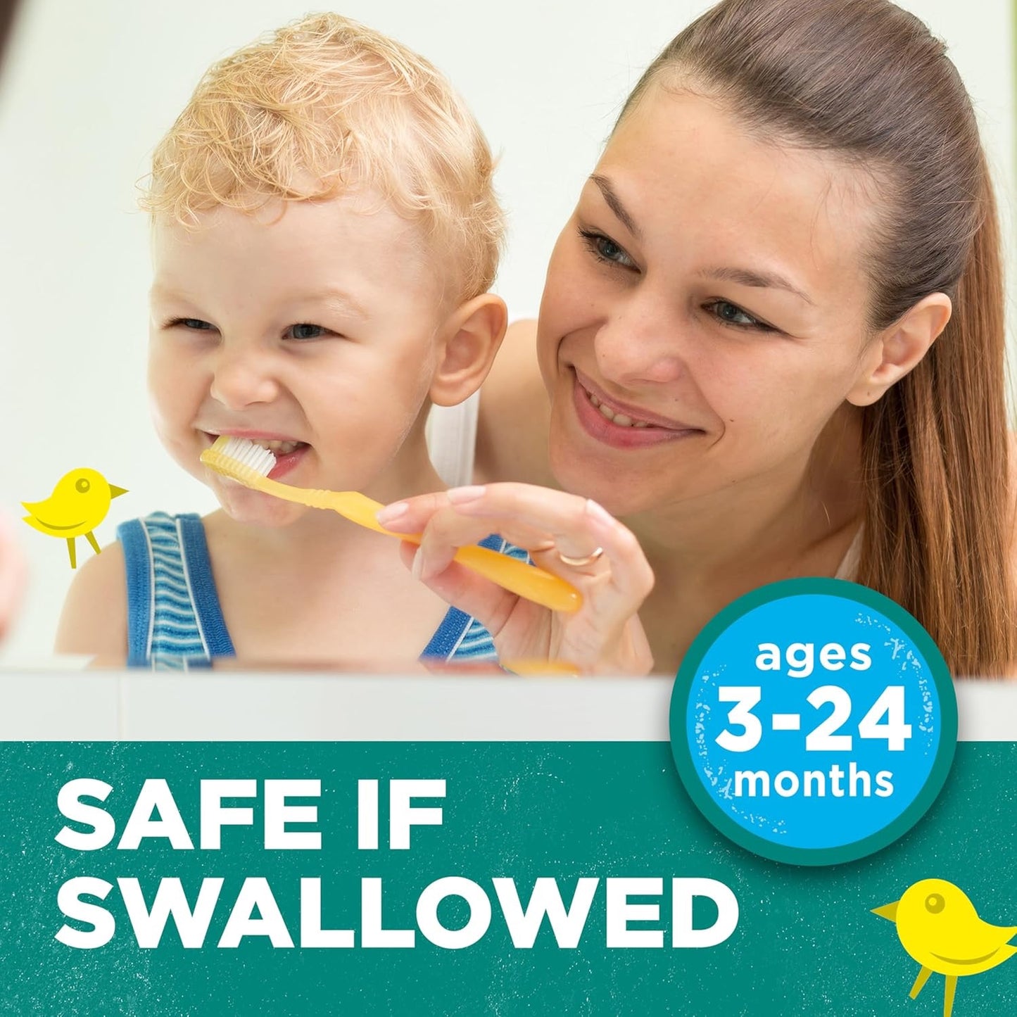 Tom’s of Maine Fluoride-Free Toddler Training Toothpaste – Mild Fruit (1.75 oz)