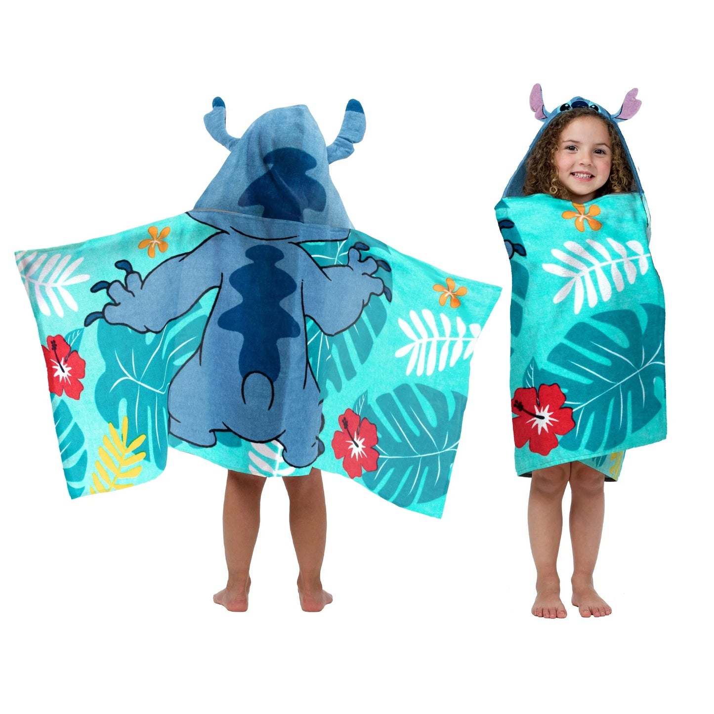 Stitch Kids Cotton Hooded Towel