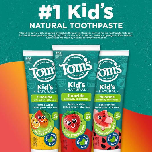 Tom’s of Maine Anticavity Kids Toothpaste – (5.1 oz)