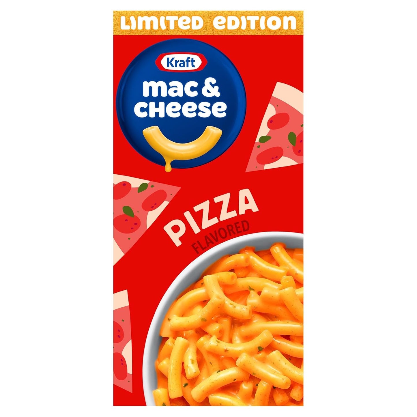 Kraft Pizza Flavored Mac & Cheese Macaroni and Cheese Dinner, 7.25 oz Box