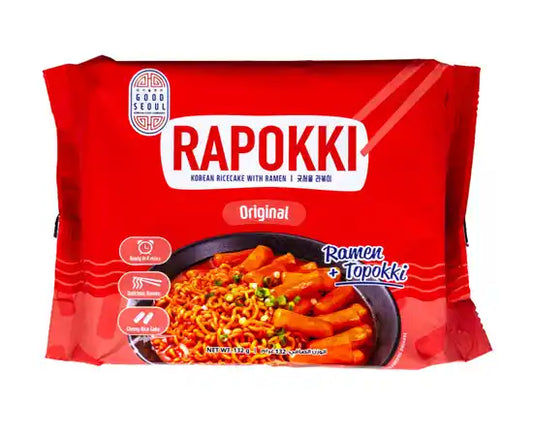 Good Seoul Rapokki Korean Ricecake With Ramen + Topokki Original 132g