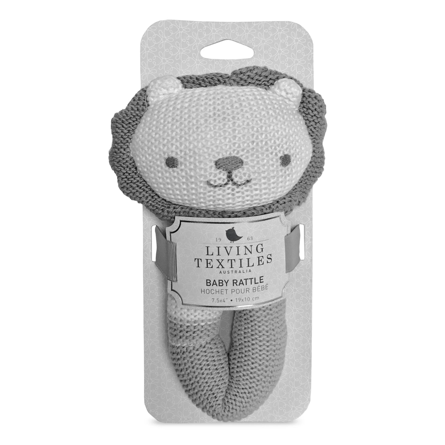 LIVING TEXTILES BABY RATTLE