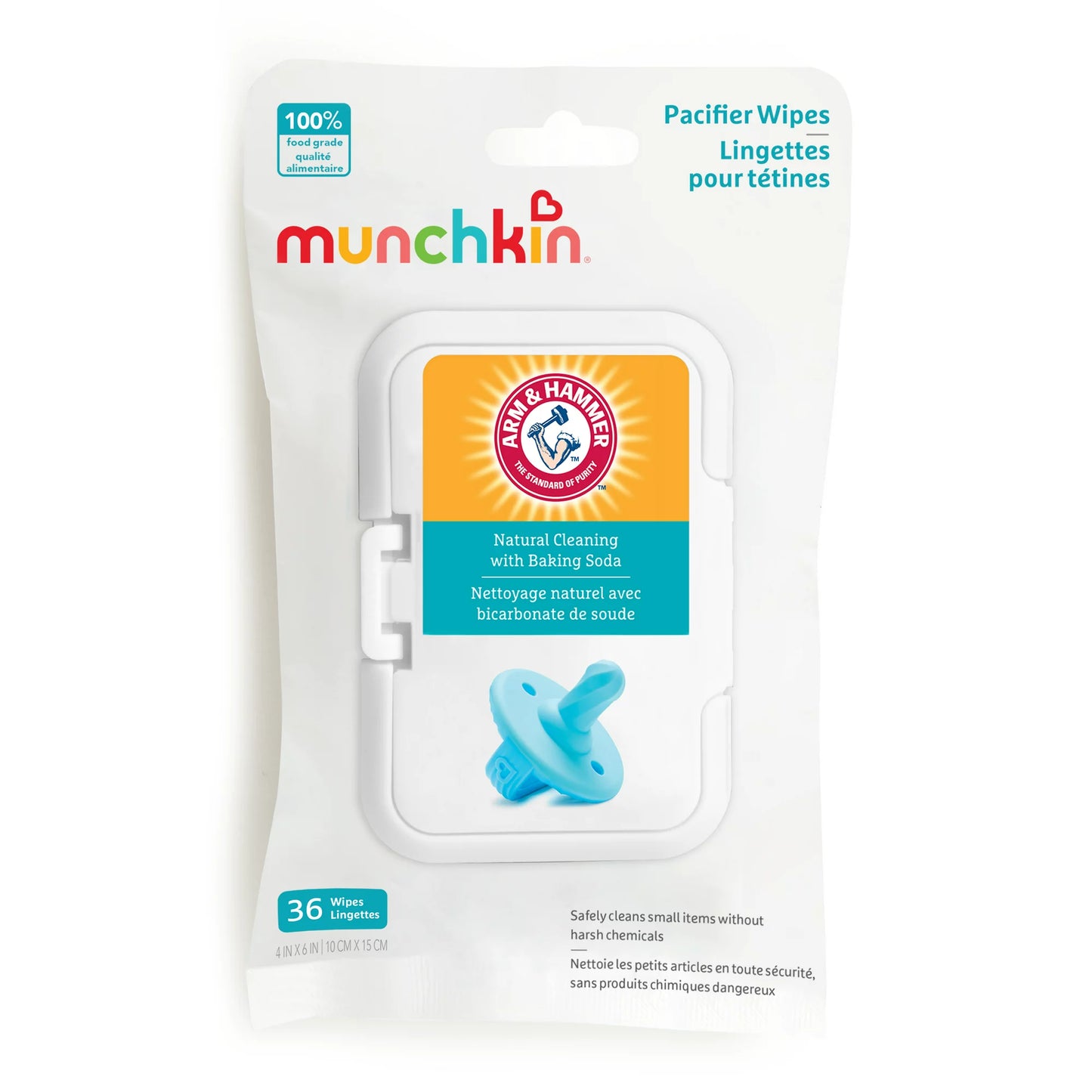 Munchkin Arm & Hammer™ Pacifier, 36 Wipes, 1 Pack