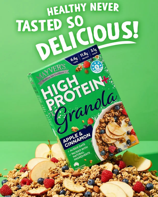 Mayver's High Protein Apple & cinnamon 400g
