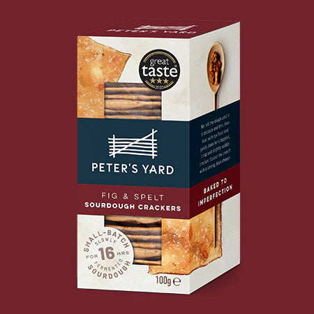 Peter's Yard - Fig & Spelt Sourdough Crackers