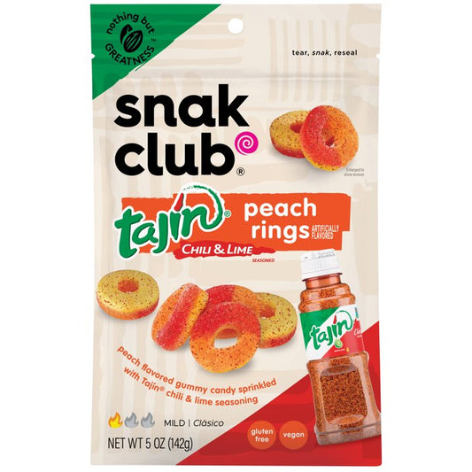 Snak Club Tajin Peach Rings